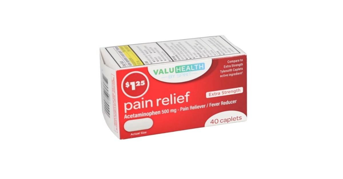 acetaminophen for pain relief and fever