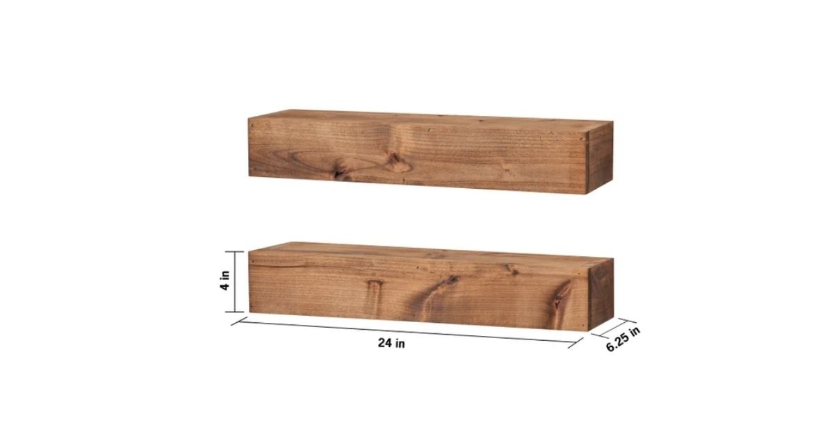 farmhouse floating shelf