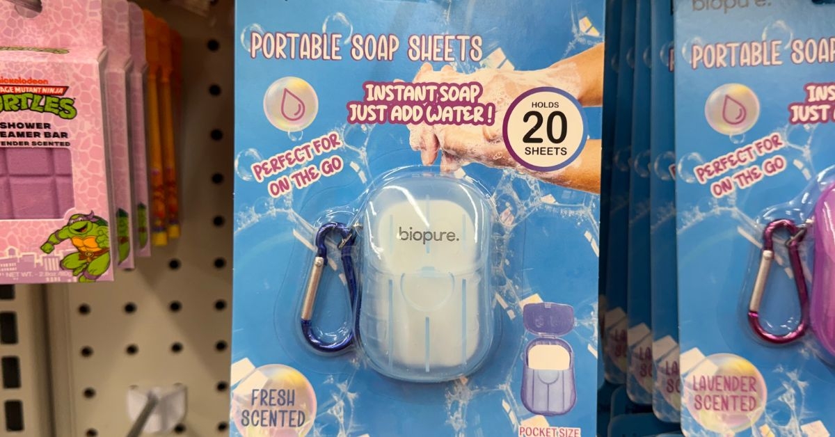 biopure portable soap sheets