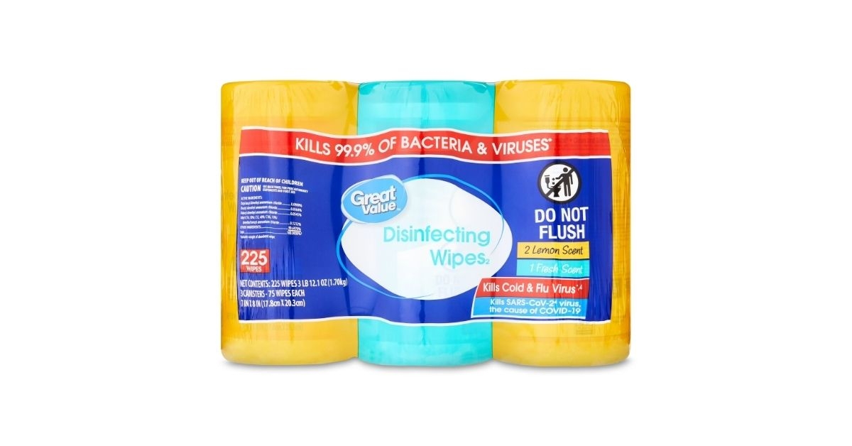 disinfecting wipes