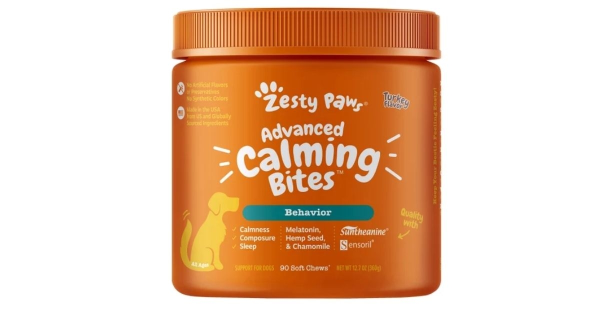 Zesty Paws Advanced Calming Bites 