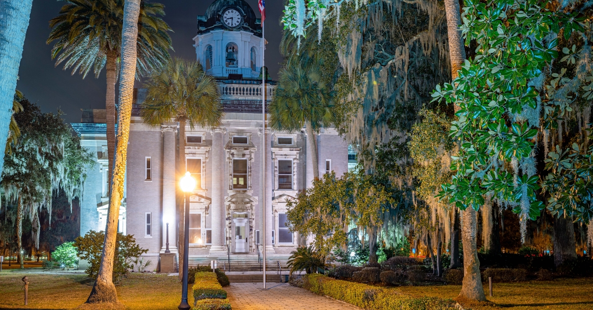 brunswick georgia at night