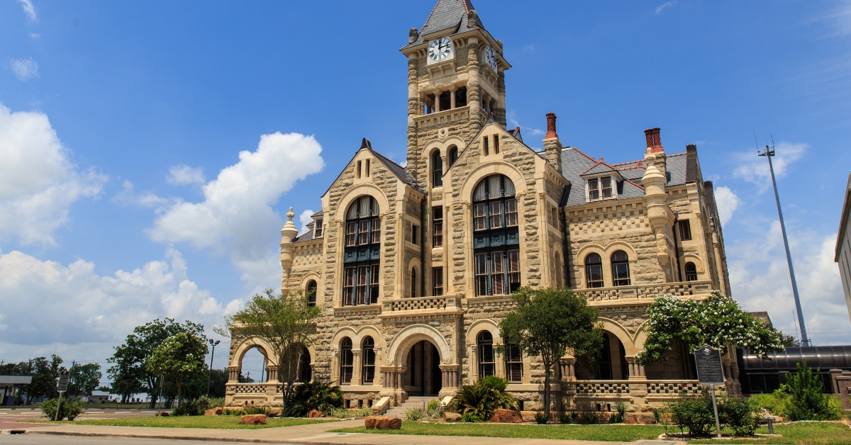The Historical old Victoria County Courthouse