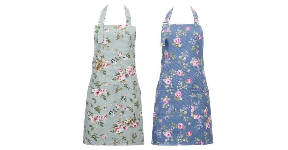 floral apron