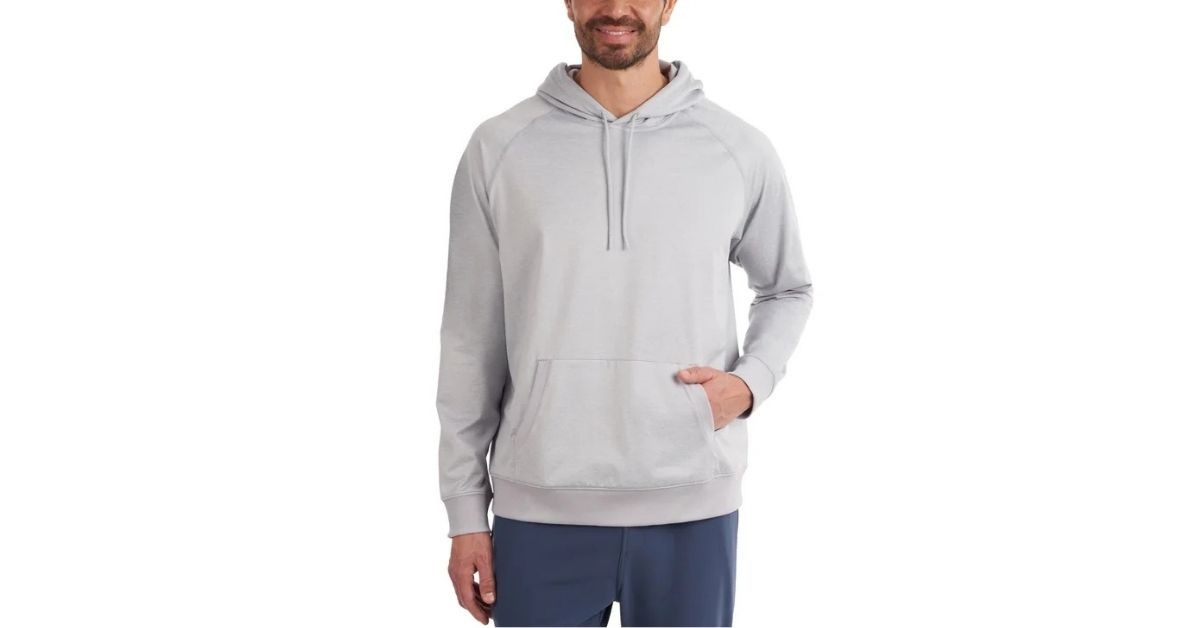 mens active pullover hoodie