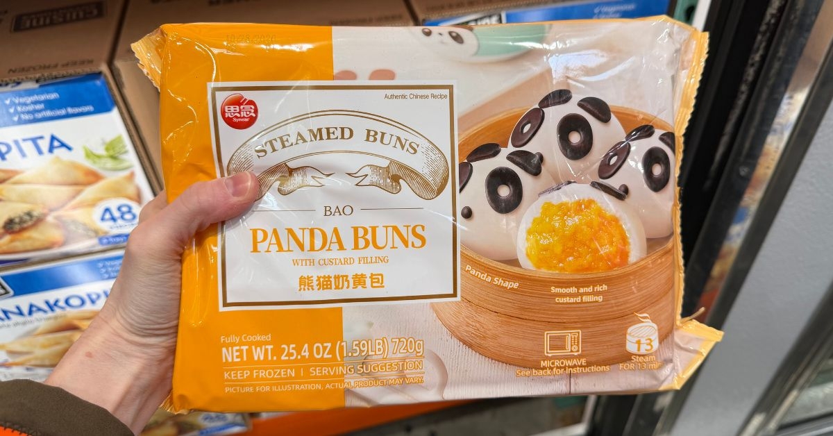 steamed panda buns