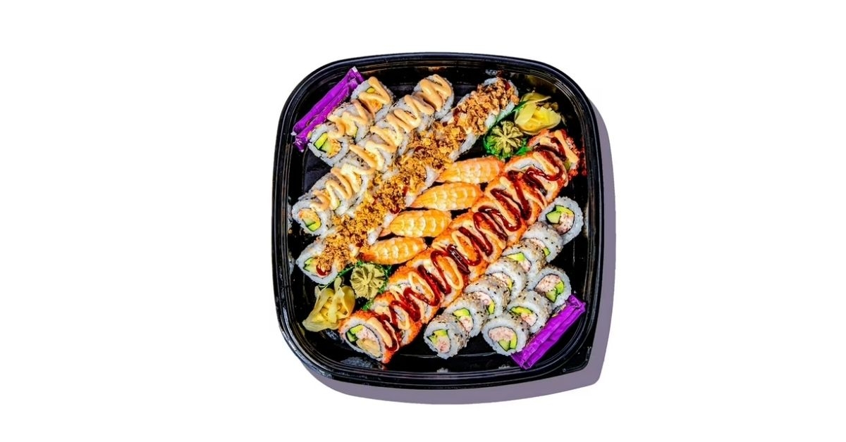 sushi roll party tray