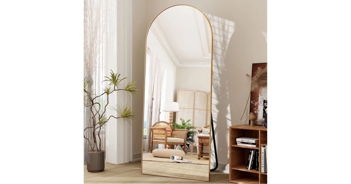 beautypeak oversized full length arch mirror