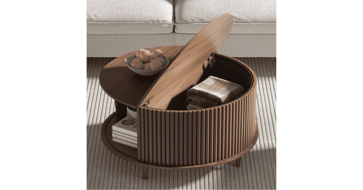 joinice round coffee table