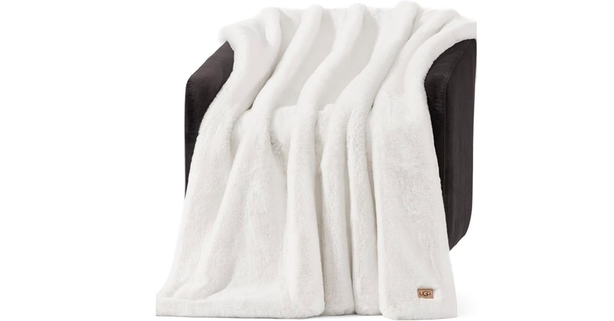 euphoria faux fur throw blanket