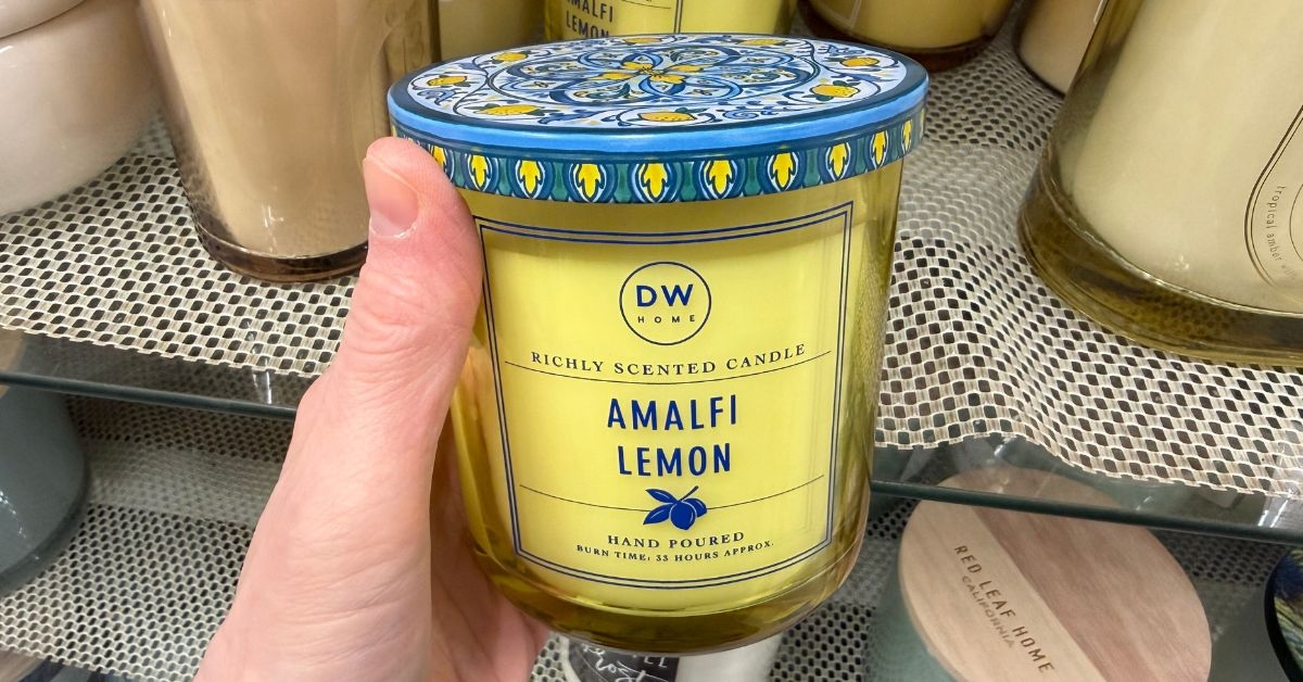 homegoods dw home amalfi lemon candle