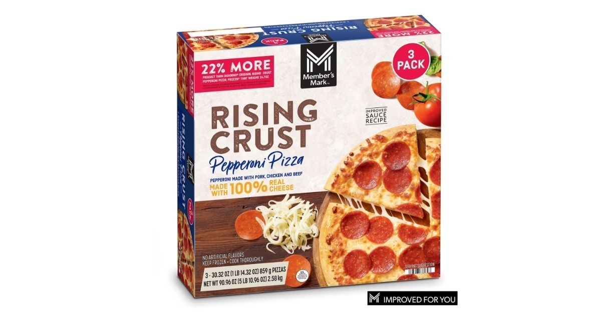 rising crust pepperoni pizza