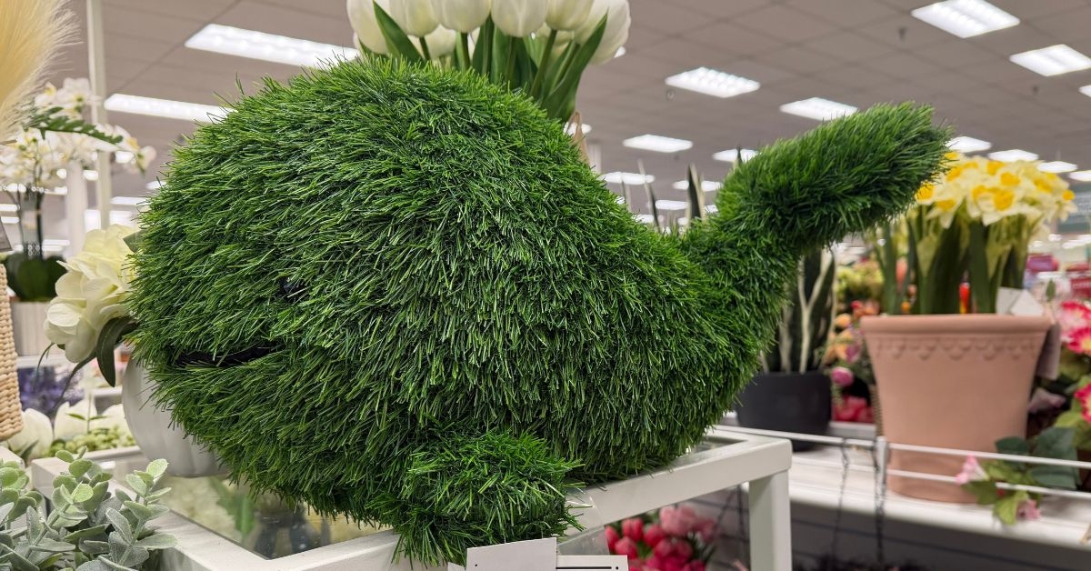 whale faux greenery
