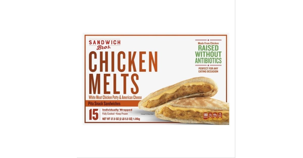 chicken melts pita snack sandwiches