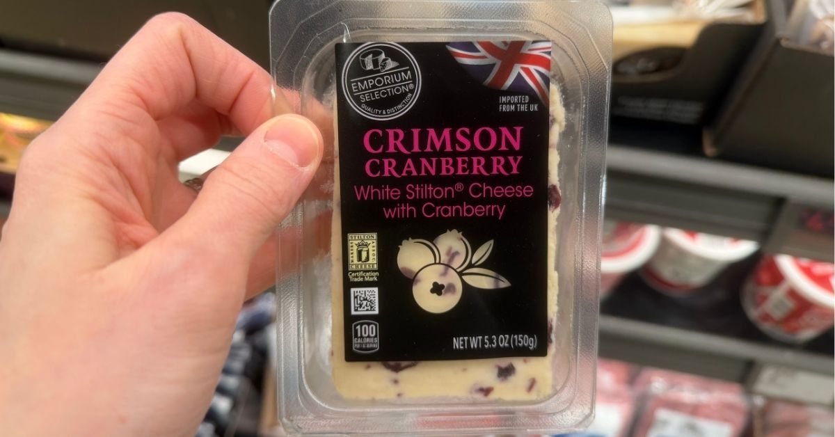 crimson cranberry white stilton cheese