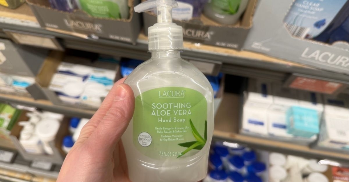 lacura soothing aloe vera hand soap