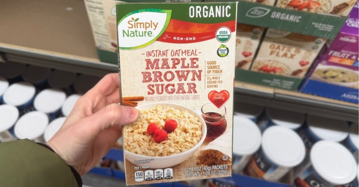 organic maple brown sugar oatmeal