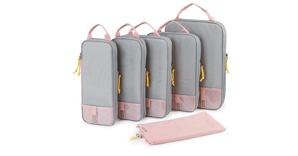 bagsmart 6-set compression packing cubes