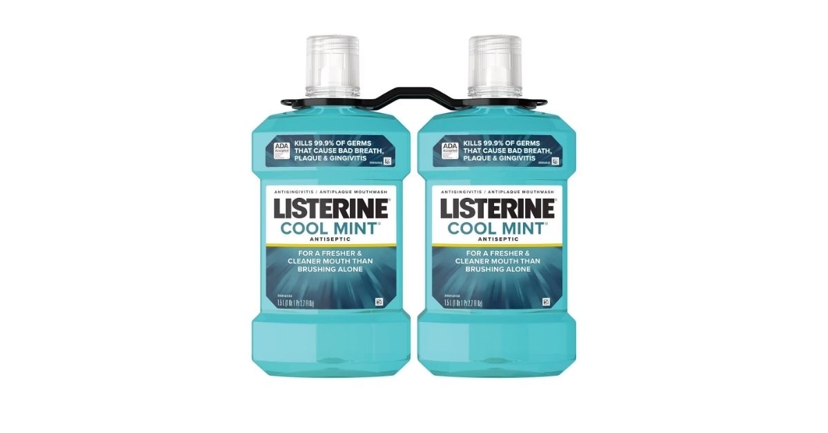 cool mint antiseptic mouthwash