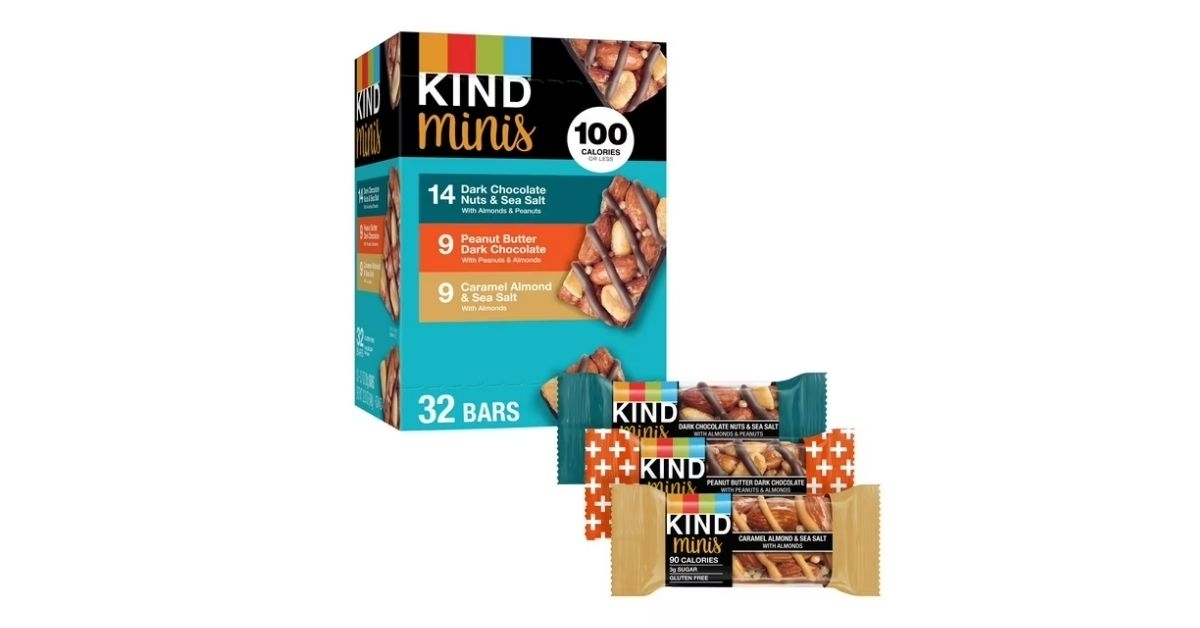 kind mini nut bars