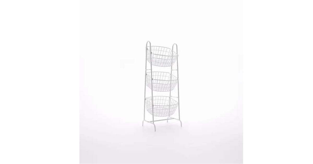 three-tiered basket stand