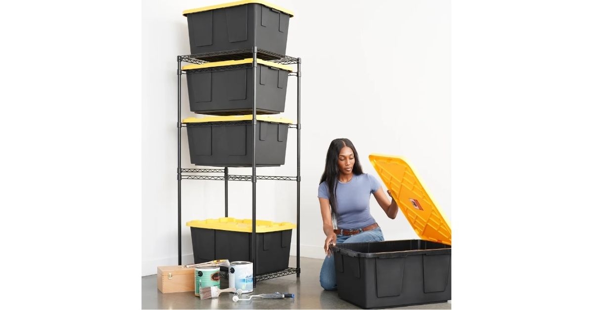 saferacks storage bin rack