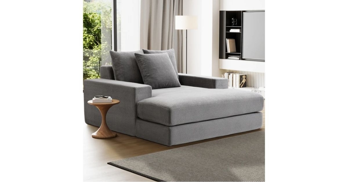 upholstered foam lounger