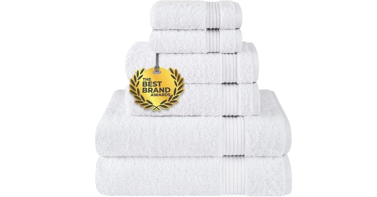 cotton paradise 6 piece towel set