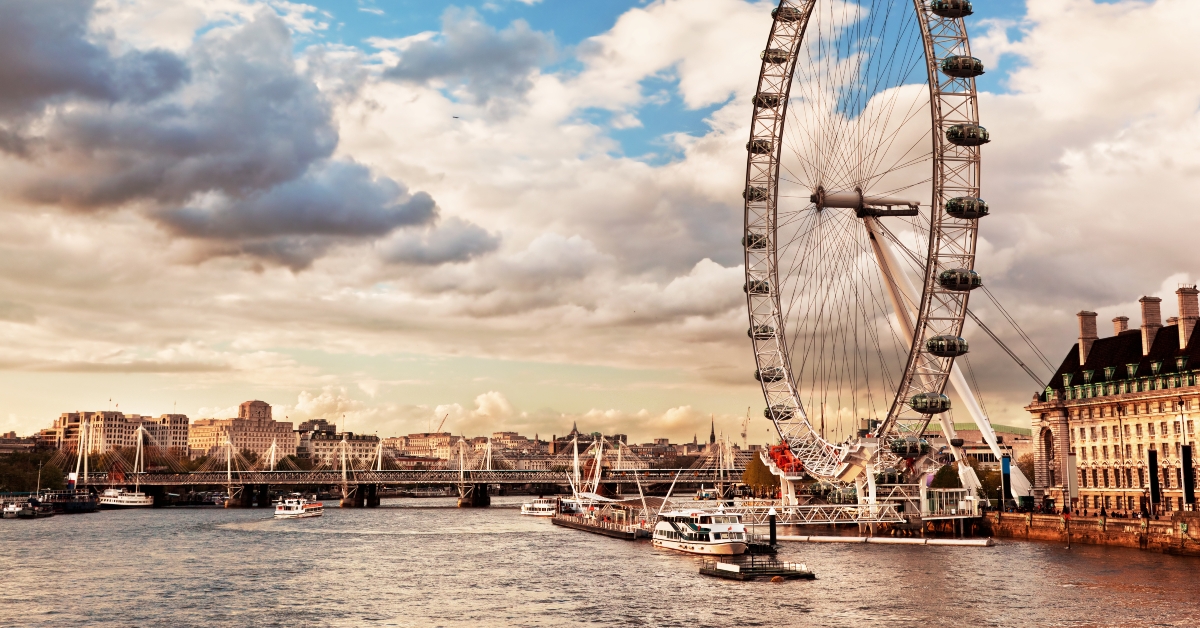 London, England the UK skyline