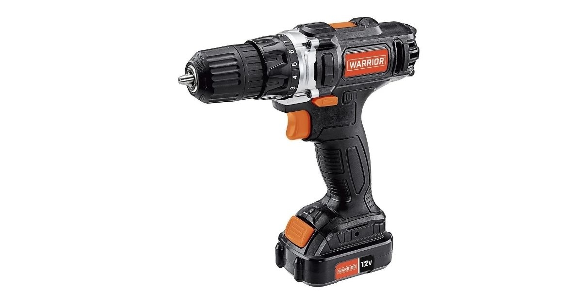 freight warrior 12v cordless drill kit