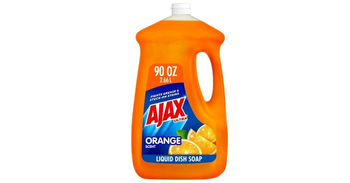 ajax ultra triple action dishwashing liquid