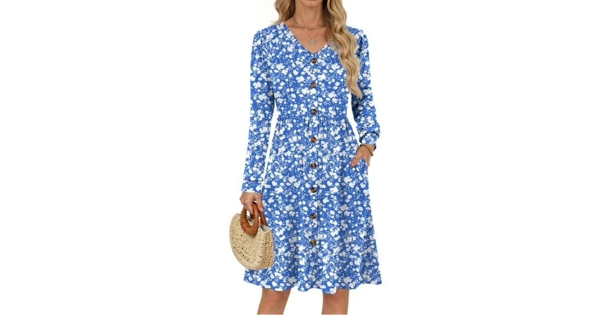 fantaslook long sleeve dress