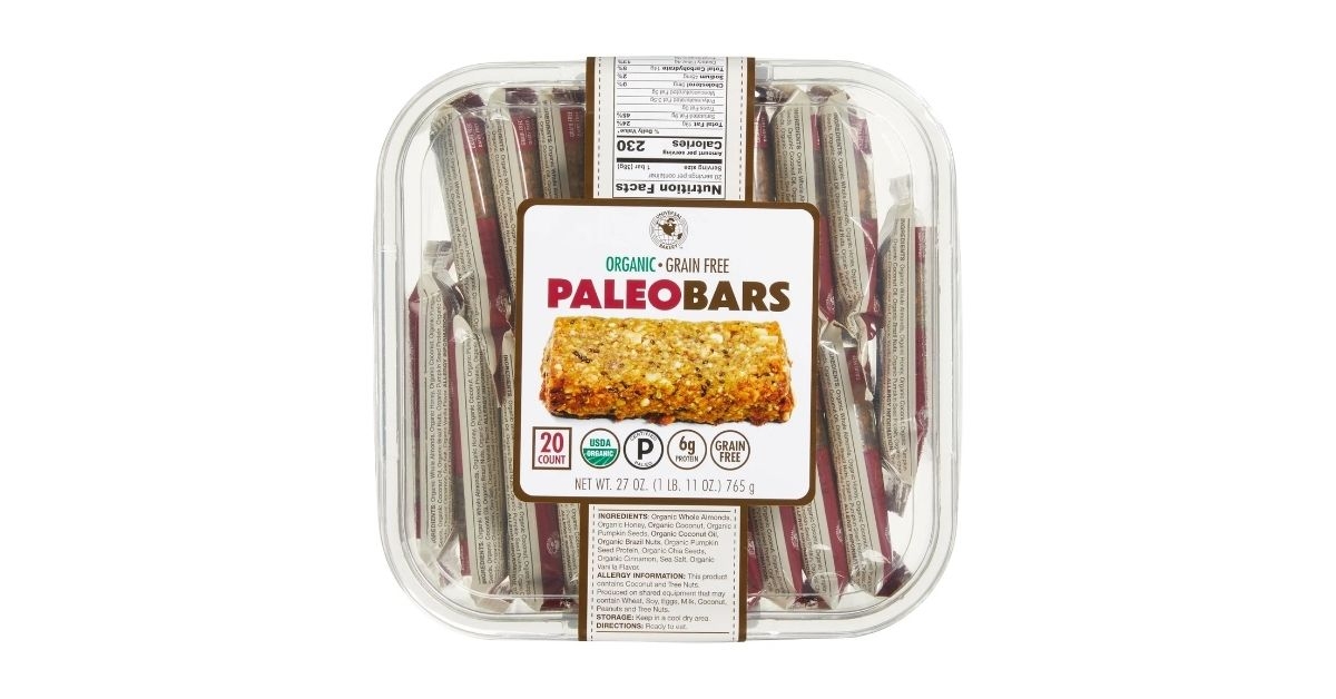 bakery organic paleo bars