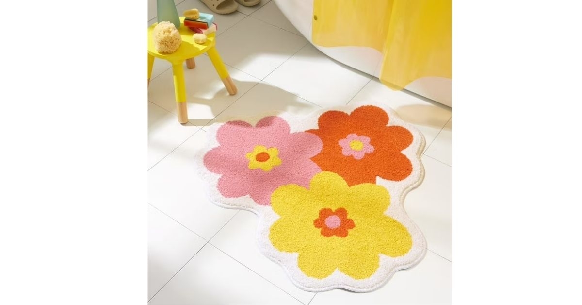town country bath mat