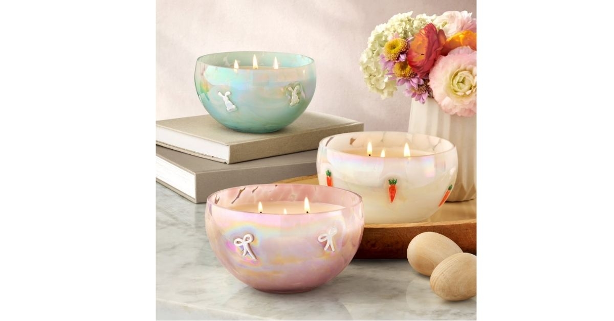 novelty icon glass candle