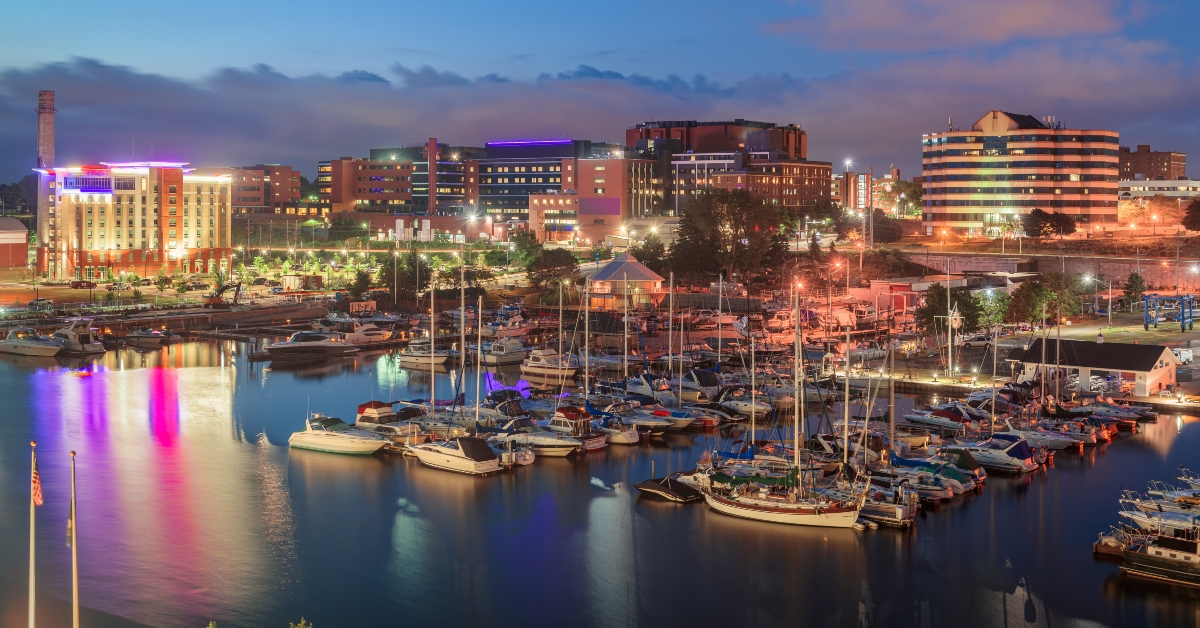 Erie, Pennsylvania, USA Skyline