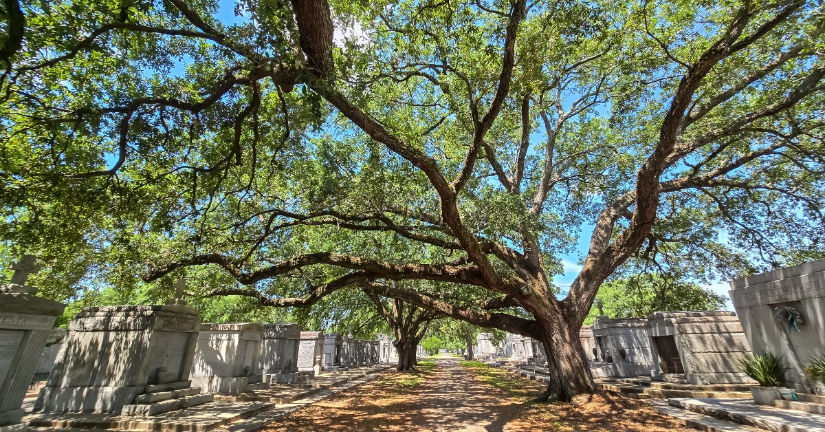 Metairie Cemetery in New Orleans, Louisiana