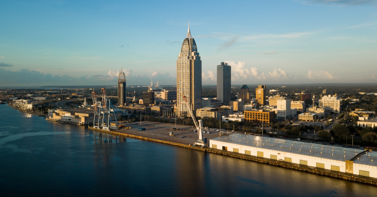 Waterfront Port Mobile River