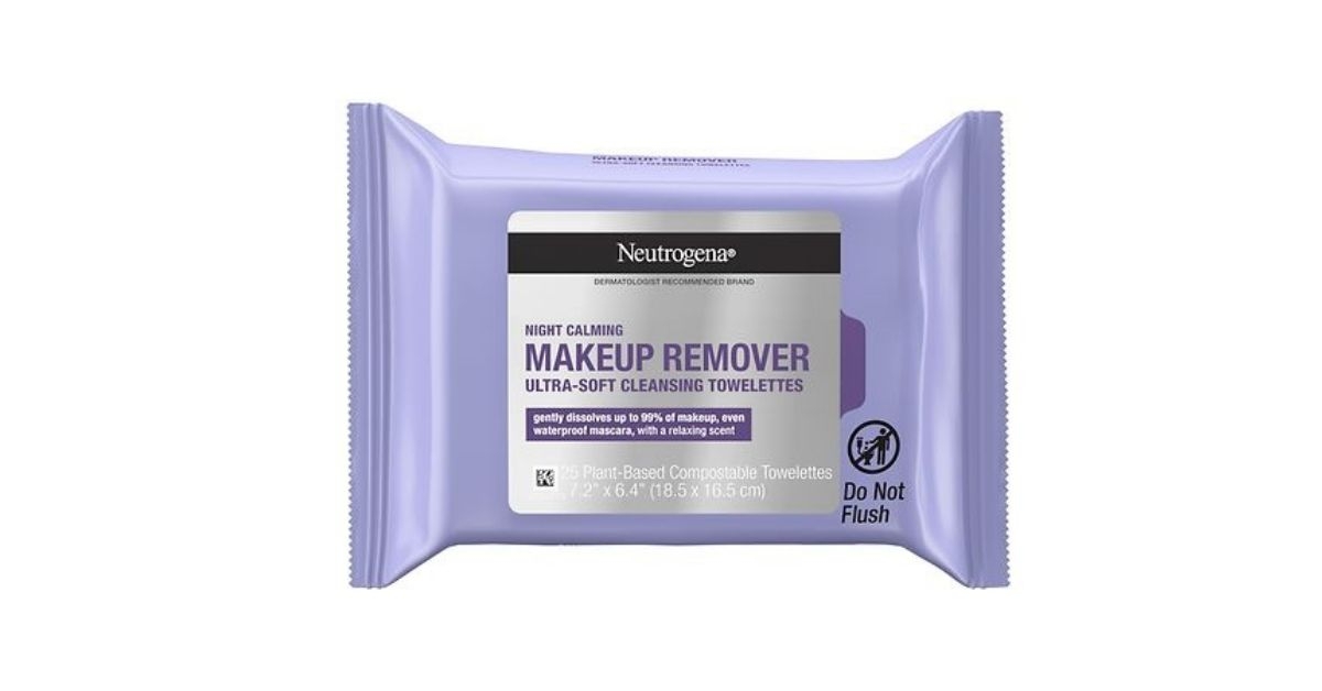 neutrogena night calming facial cleansing wipes