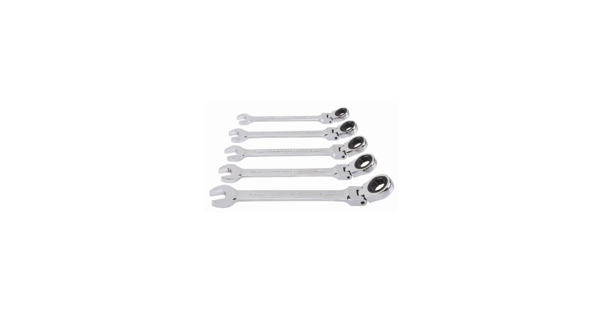 ratcheting combination wrench set