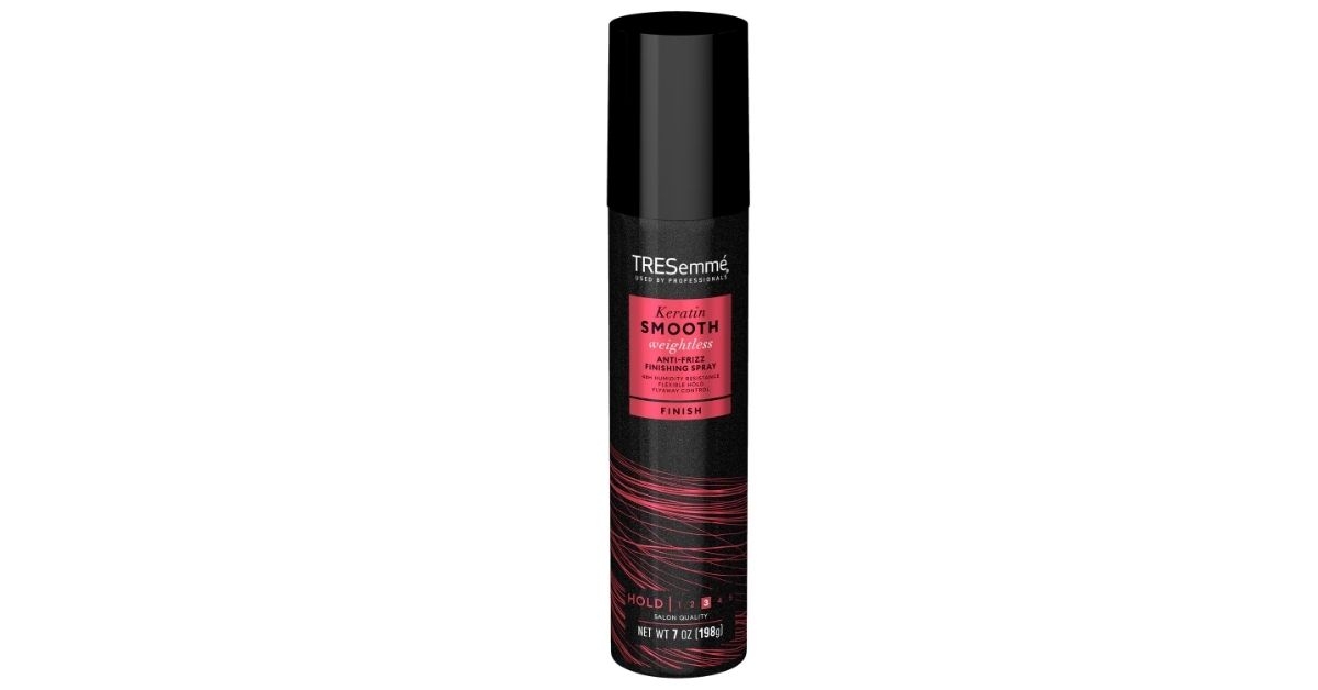 tresemme keratin smooth anti frizz finishing spray