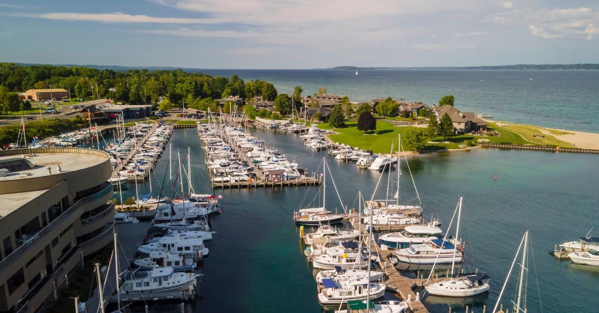 Marina in Traverse City, Michigan
