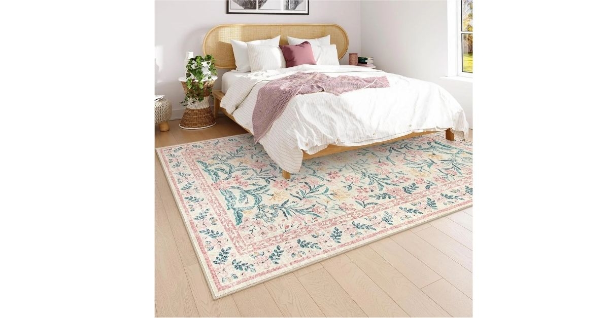 machine washable area rug