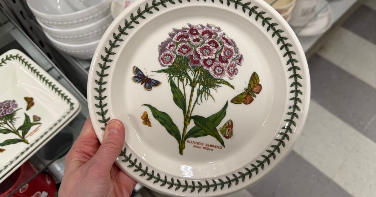 botanic garden plate