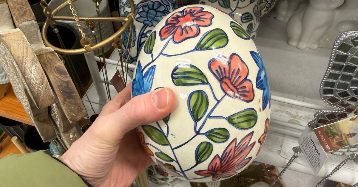 ceramic egg
