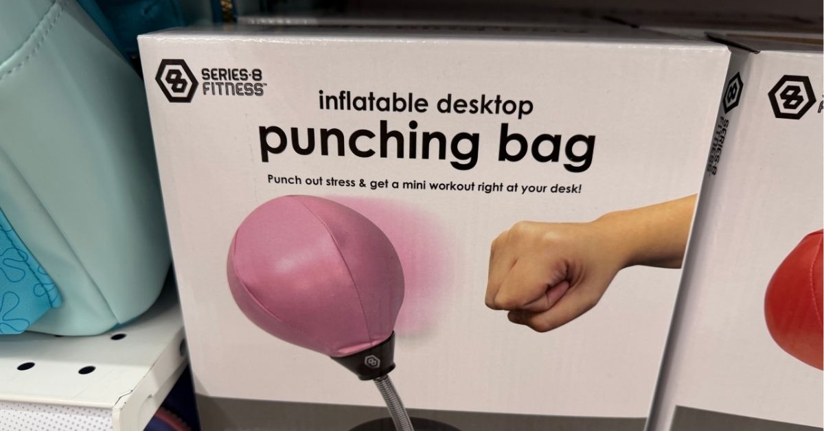 inflatable desktop punching bag