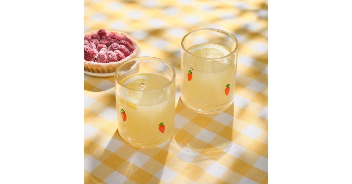 easter carrot charm drinking glasses