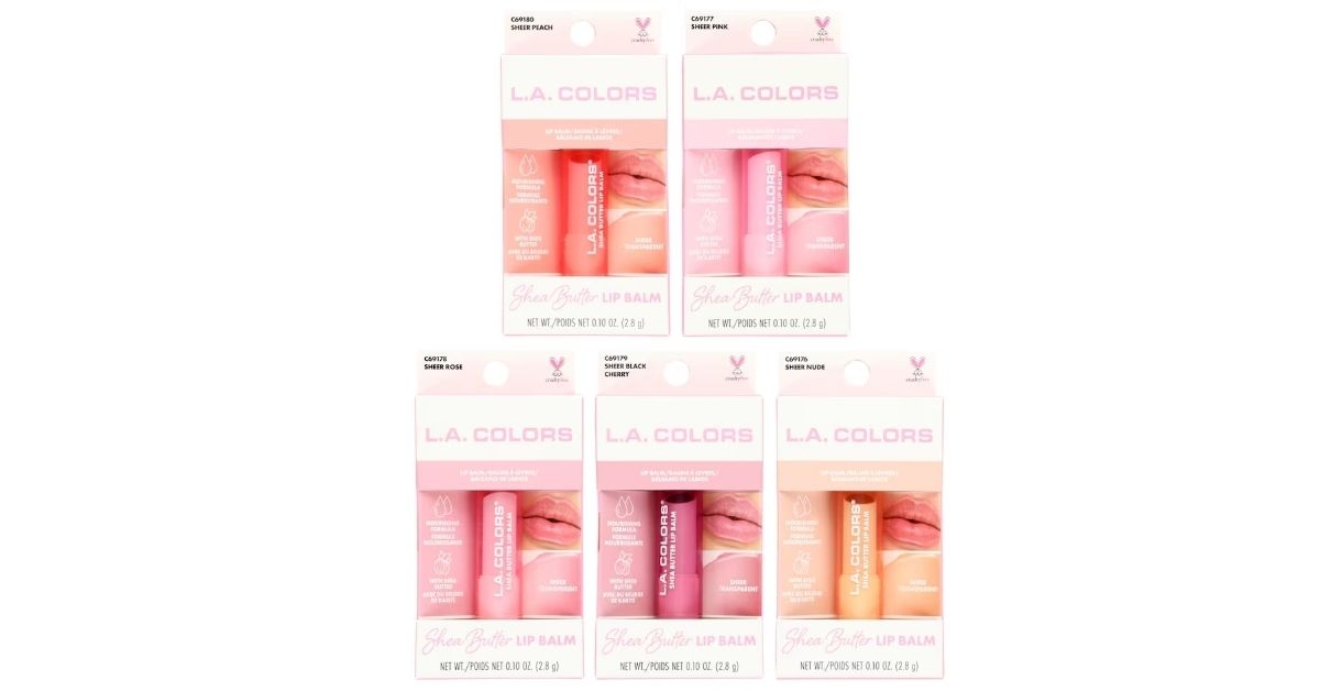 la colors shea butter lip balm