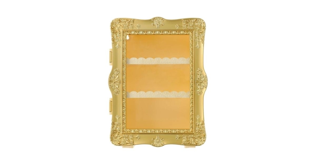 gilded glam display shelf