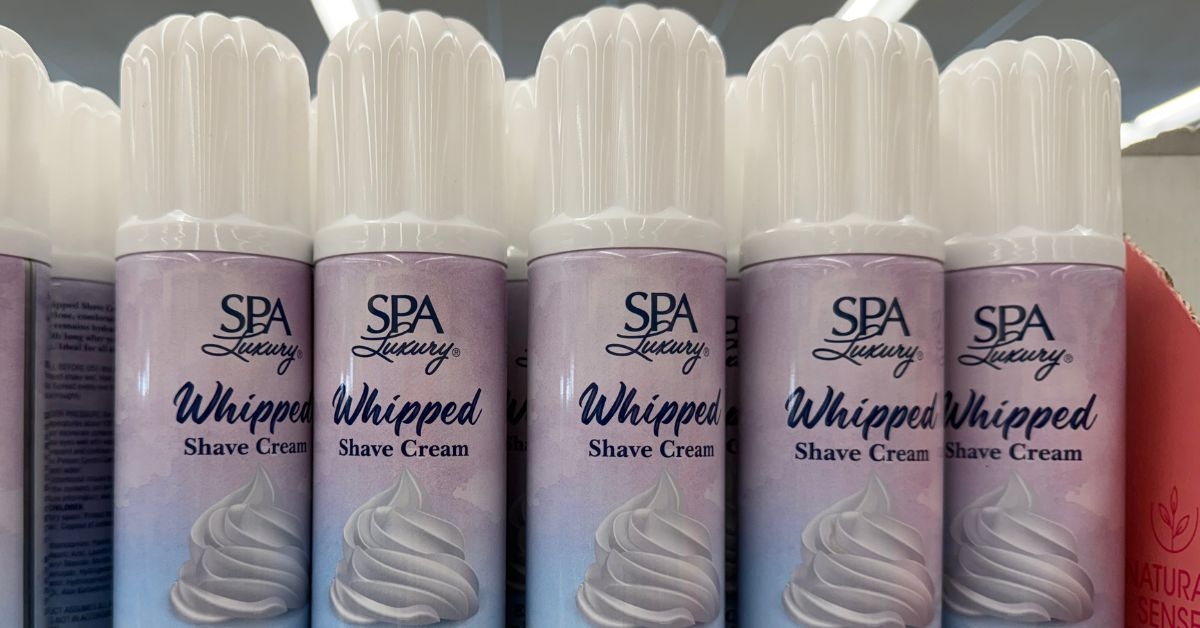 whipped shave cream